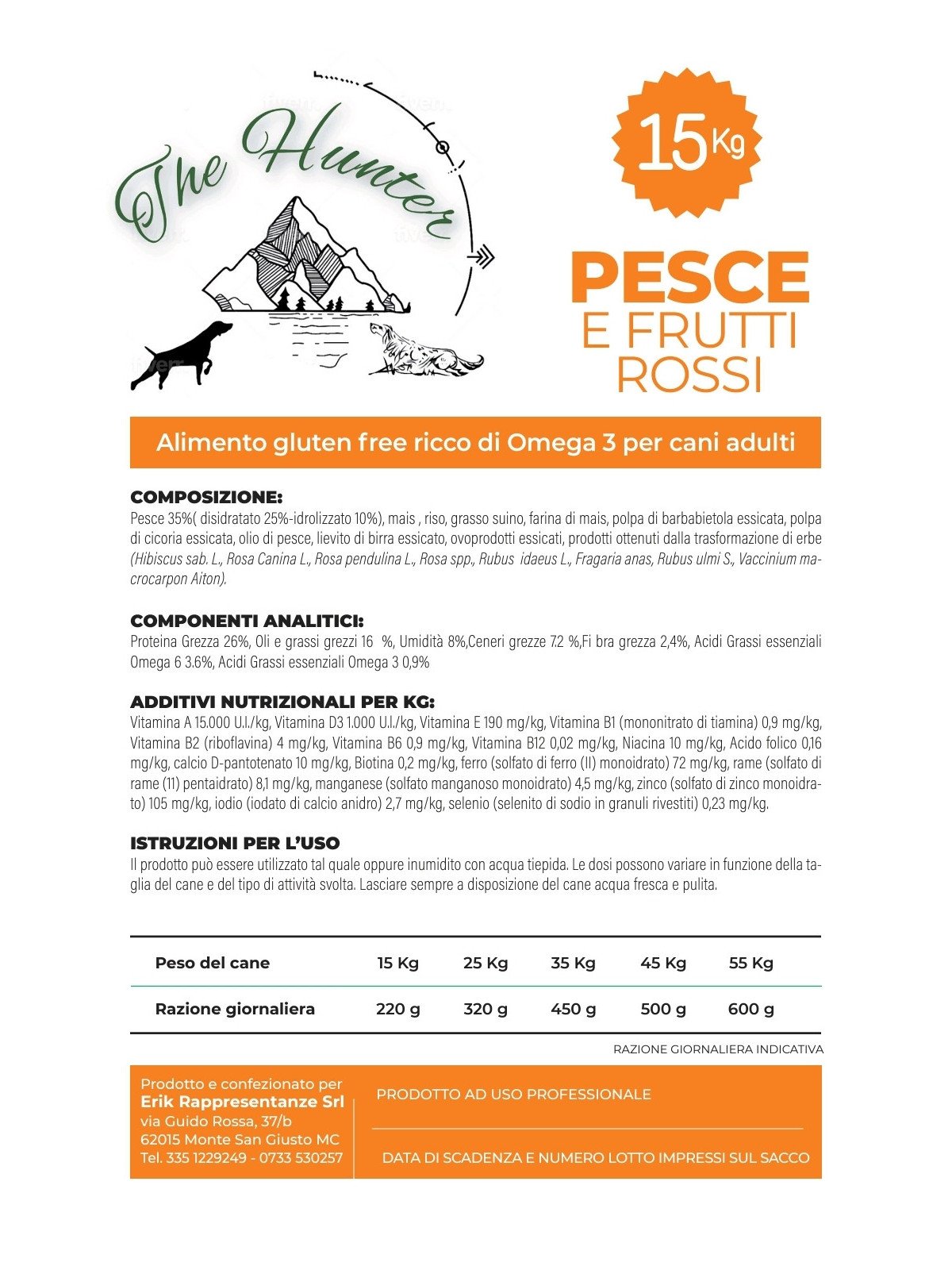Gluten Free PESCE e FRUTTI ROSSI