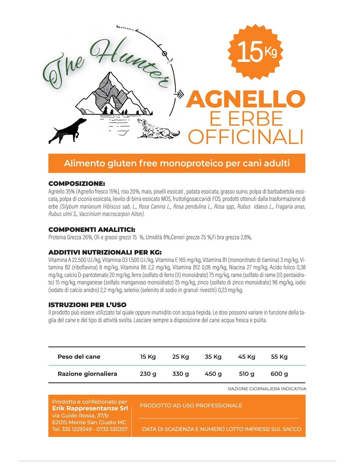 Gluten Free AGNELLO e ERBE OFFICINALI