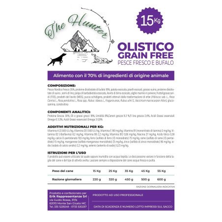 Olistico Grain Free PESCE FRESCO e BUFALO