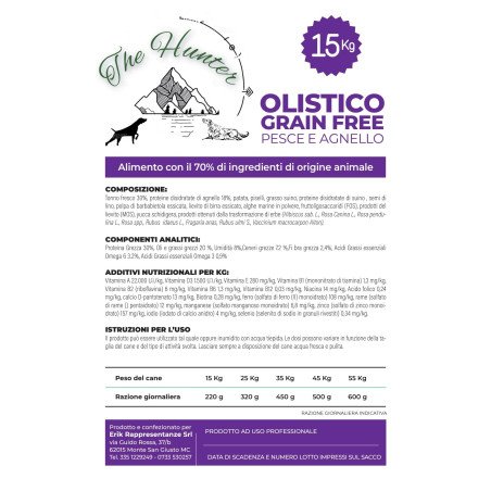 Olistico Grain Free PESCE e AGNELLO