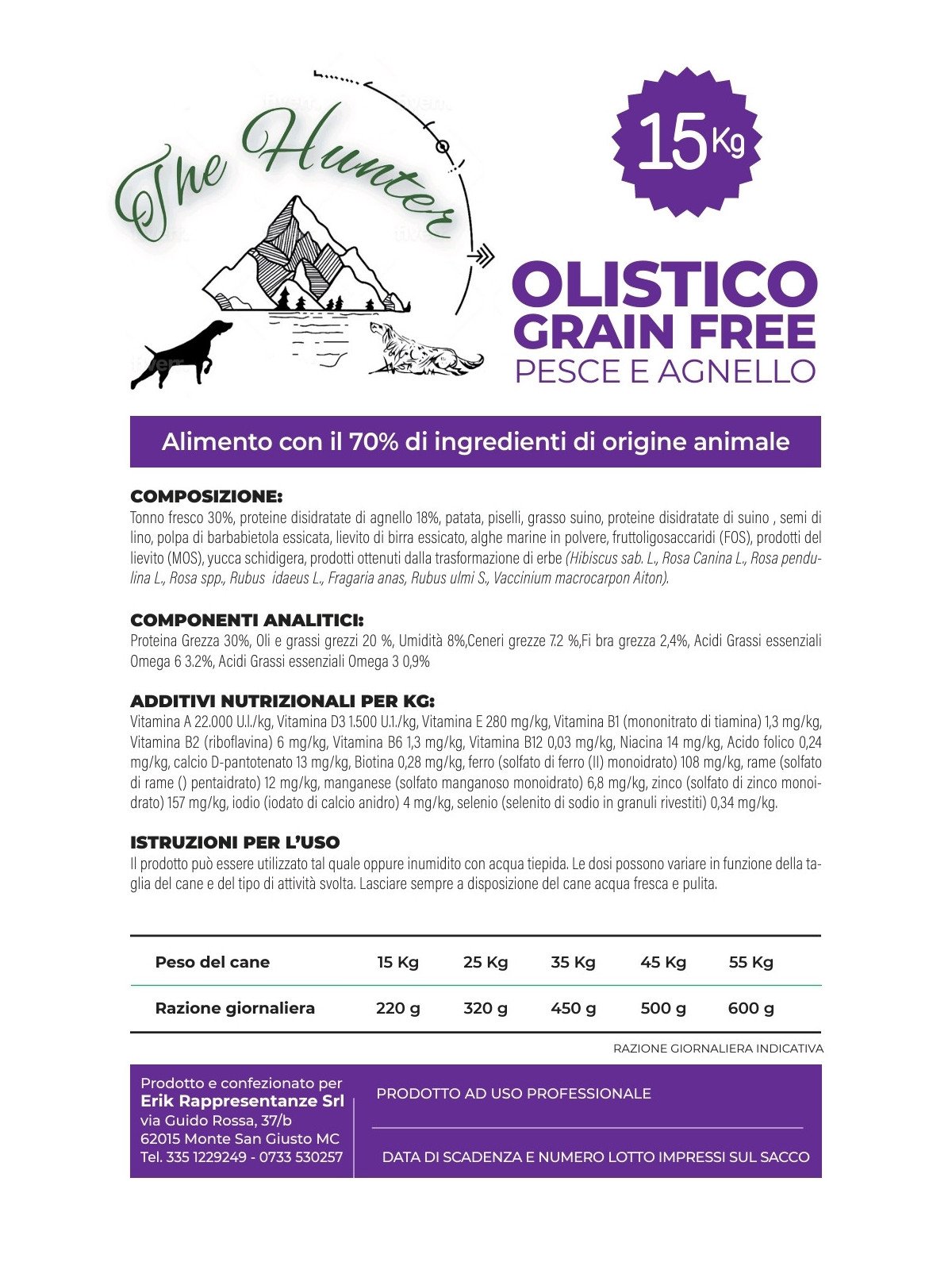 Olistico Grain Free PESCE e AGNELLO