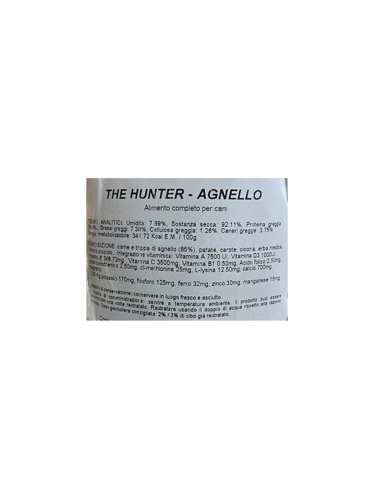 CARNE ESSICCATA DI AGNELLO 250 gr