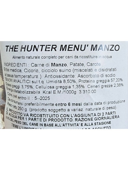 CARNE ESSICCATA DI MANZO 250gr