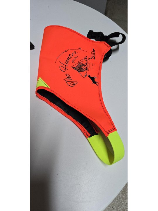 PETTORINA ALTA VISIBILITA' THE HUNTER PET FOOD  COLOR ARANCIO FLUO