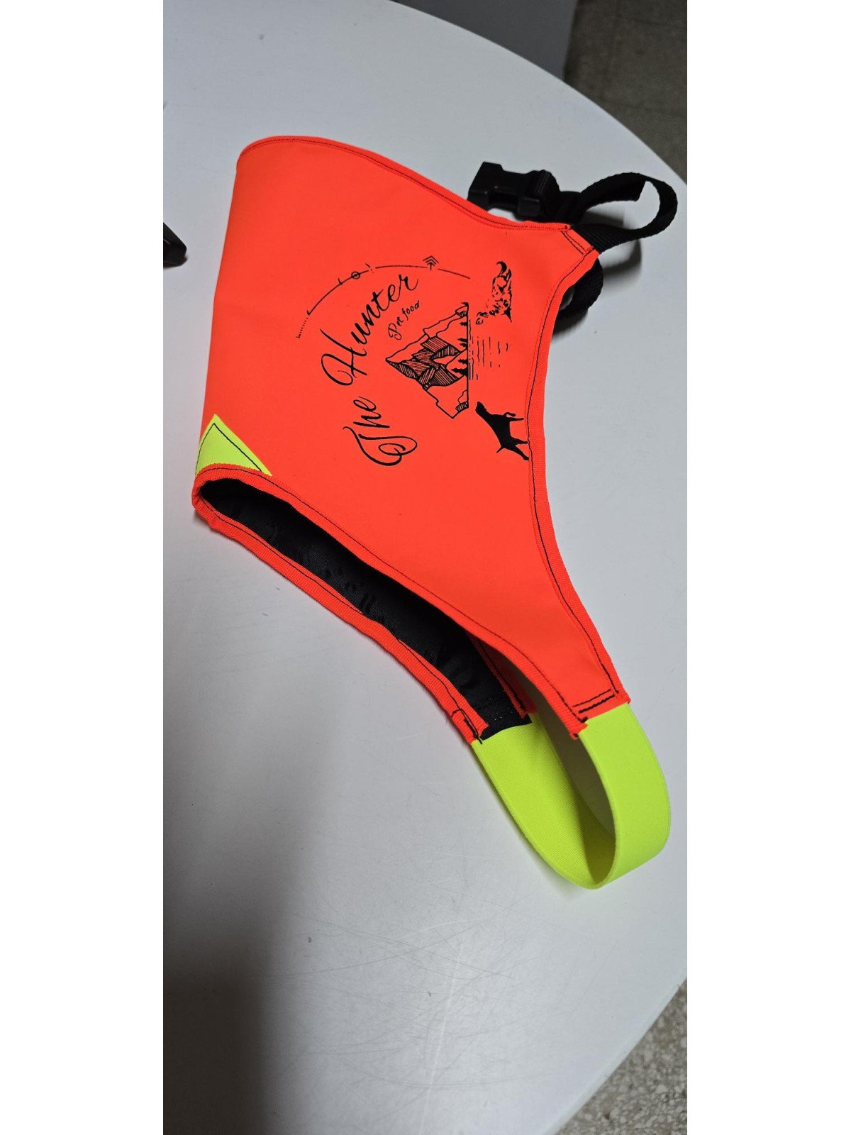 PETTORINA ALTA VISIBILITA' THE HUNTER PET FOOD  COLOR ARANCIO FLUO