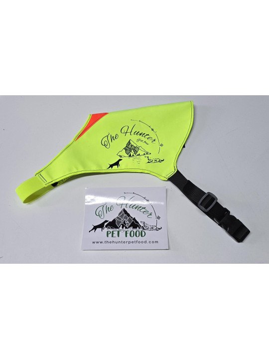 PETTORINA ALTA VISIBILITA' THE HUNTER PET FOOD  GIALLO FLUO
