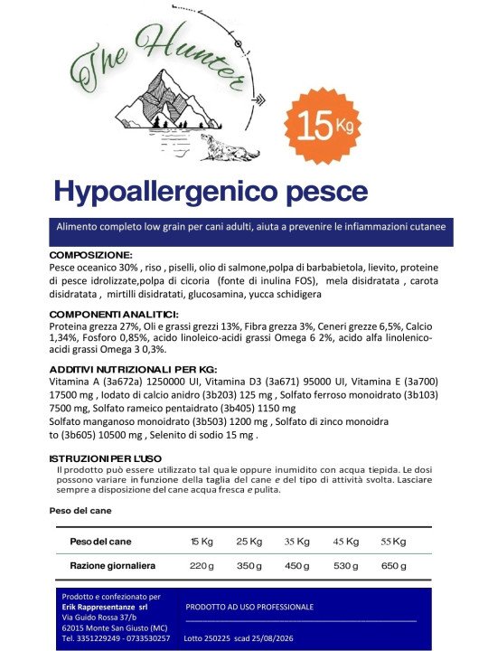 HYPOALLERGENICO AL PESCE