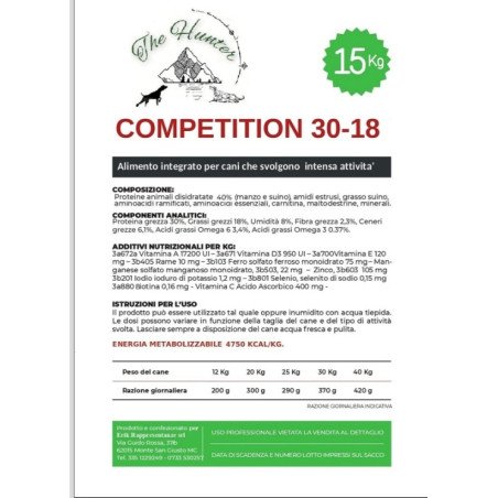 COMPETITION 30/18  4750Kcal