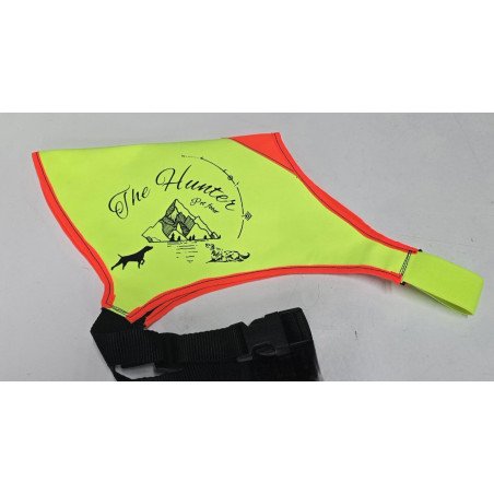 PETTORINA ALTA VISIBILITA' THE HUNTER PET FOOD  GIALLO FLUO