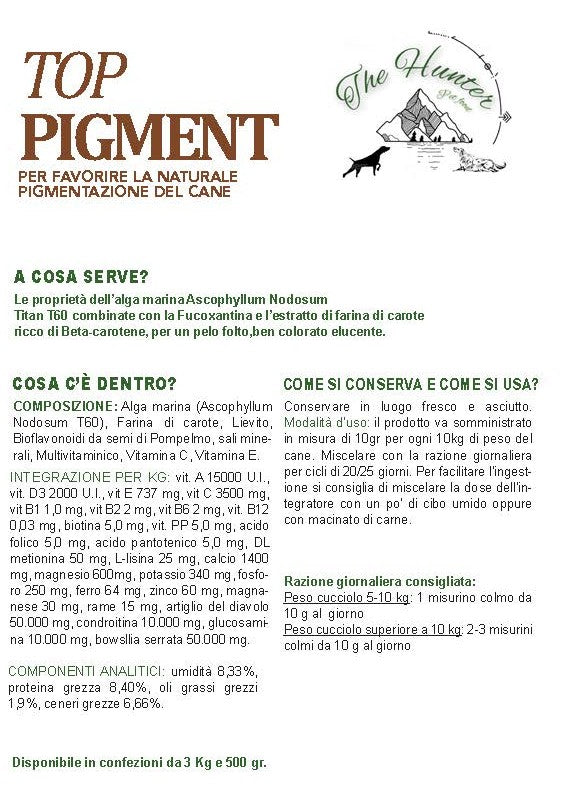 Top Pigment - per pelo lucente etichetta